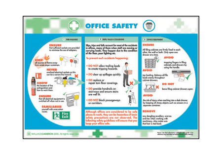 Office safety poster 58981