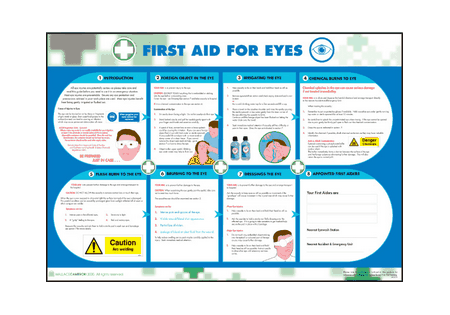 First aid for eyes poster 58984