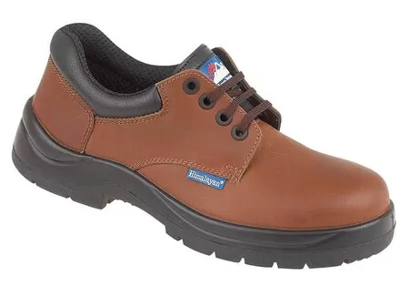 Brown HyGrip Safety Shoe Metal Free, HIMALAYAN-5118,