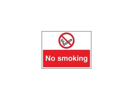 No smoking sign