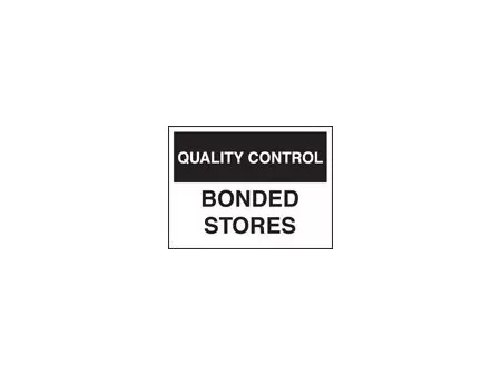 QC bonded store sign