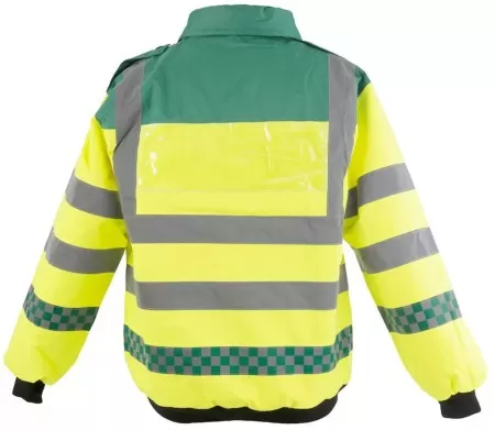 Paramedic Hi Vis Bomber Jacket Yellow and Green ITEM170