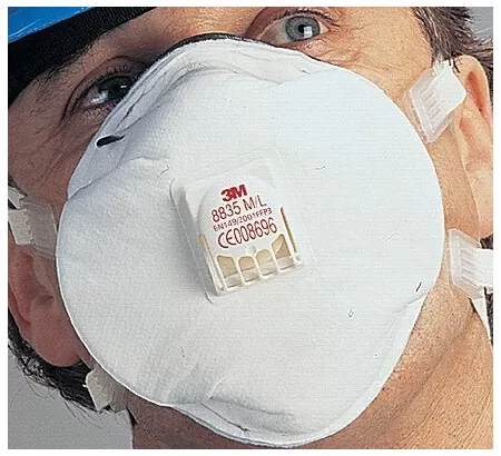 3M 8835 Soft Seal Dust/Mist/Metal Fume Respirator single mask