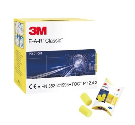 EAR Classic Ear Plug (250 pairs) 254248