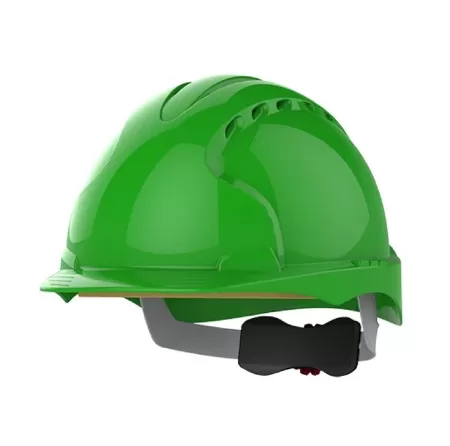 EVO3 Vented Safety Helmet With Wheel Ratchet JSP Green