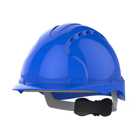 EVO3 Vented Safety Helmet With Wheel Ratchet JSP Blue