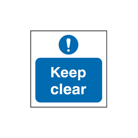 Keep clear sign