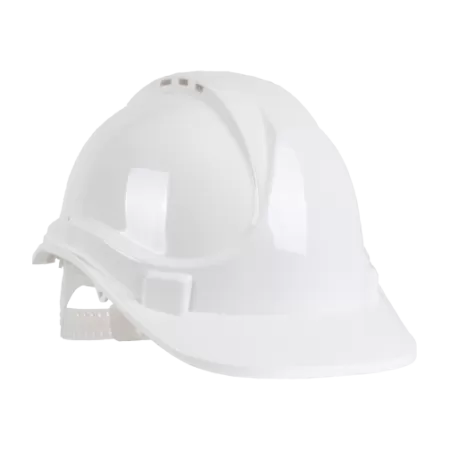 White Safety Helmet Vented Blackrock 7000