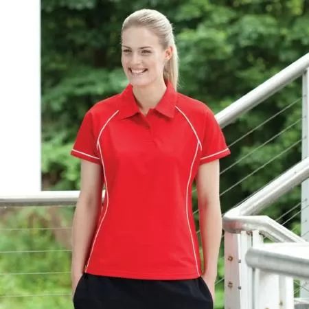 Finden & Hales LV371 Ladies Piped polo