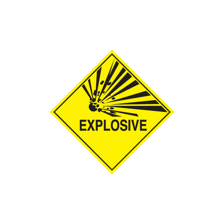 Explosive sign