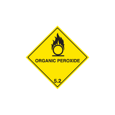 Organic peroxide diamond sign