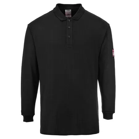 Portwest FR10 Anti-Static Long Sleeve Polo Shirt