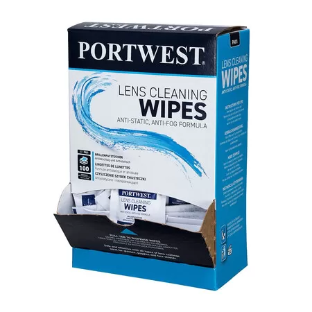 Portwest PA01 Lens Cleaning Cloths x 100