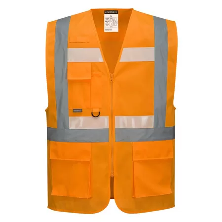 Portwest G456 Glowtex Ezee Zip Executive Vest