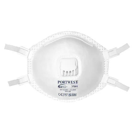 Portwest P301 FFP3 Valved Mask pack 10