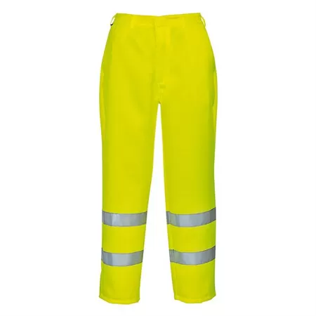 Portwest E041 Hi-Vis P/C Trouser Yellow