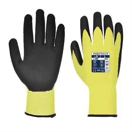 Portwest A625 Vis-Tex 5 Cut Resistant Glove Yellow