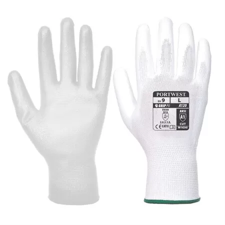 Portwest A120 PU Palm Glove White