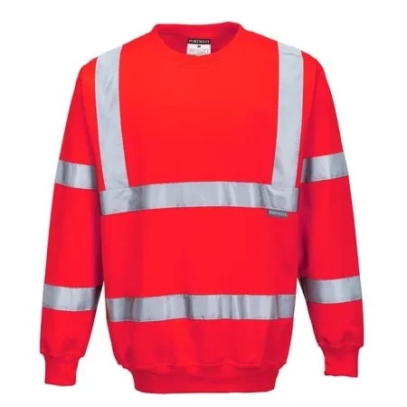 Portwest B303 Hi-Vis Sweatshirt Red