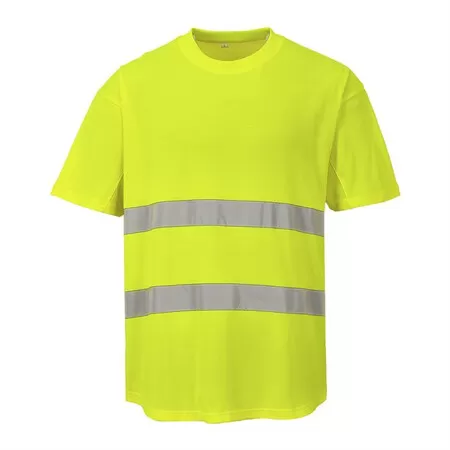 Portwest C394 Hi-Vis Mesh T-Shirt Yellow