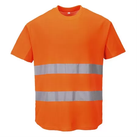 Portwest C394 Hi-Vis Mesh T-Shirt Orange
