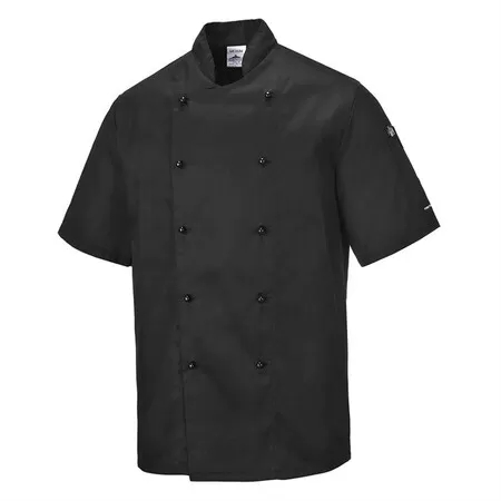 Portwest C734 Kent Chefs Jacket Black