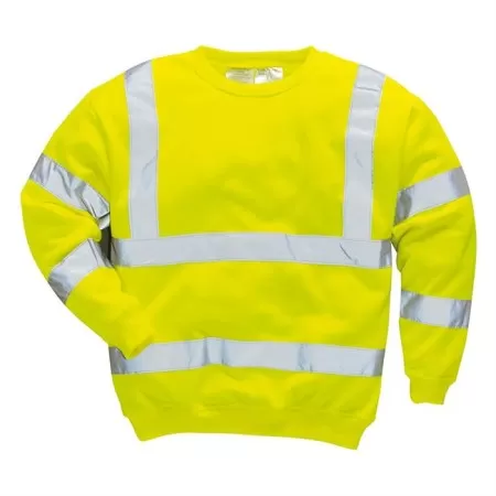 Portwest B303 Hi-Vis Sweatshirt Yellow