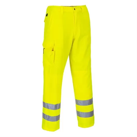 Portwest E046 Hi-Vis Combat Trousers Yellow
