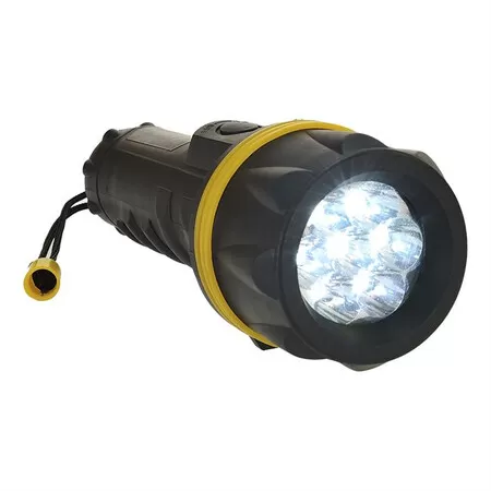 Portwest PA60 7 LED Rubber Torch Yellow