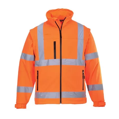Portwest S428 Hi-Vis Softshell Jacket Orange