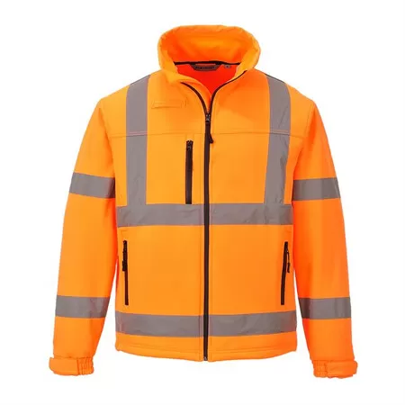 Portwest S424 Hi-Vis Softshell Jacket Orange