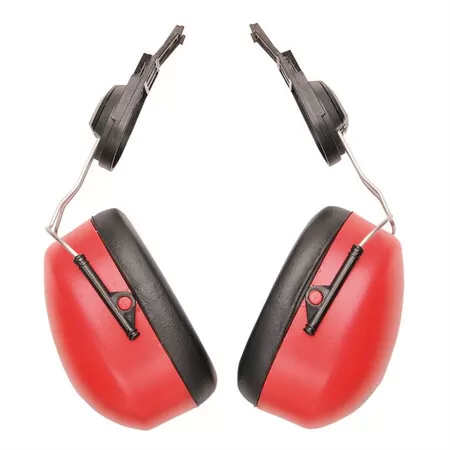 Portwest PW47 Endurance Clip-On Ear Muffs Red