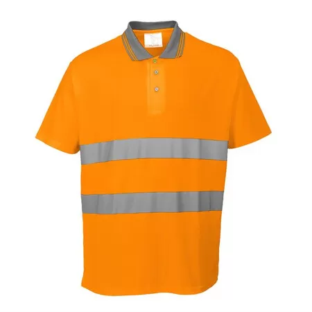 Portwest S171 Cotton Comfort Polo Shirt Orange