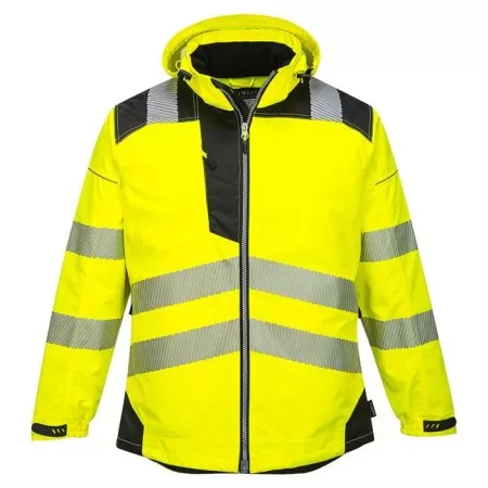 Portwest T400 Vision Hi-Vis RainJacket Yellow
