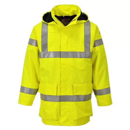 Portwest S774 Bizflame FR Rain Jacket Yellow