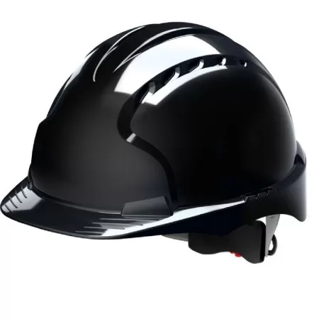 EVO3 Vented Safety Helmet With Wheel Ratchet JSP Black