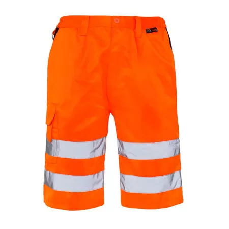 Orange Hi Vis Shorts Supertouch