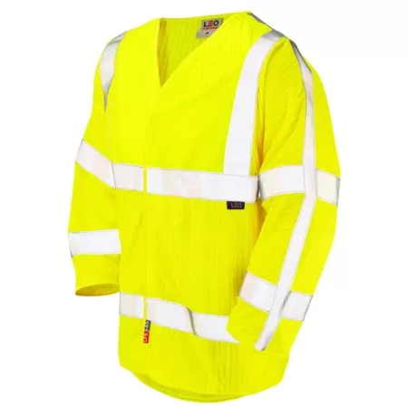Leo LFS Anti-Static 3/4 Sleeve Waistcoat Class 3 -  S18 Yellow
