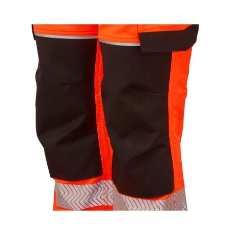 PULSAR Life Men's Hi Vis Stretch Combat Trousers Orange LFE922