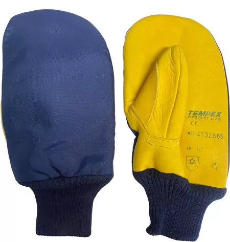 Tempex Yellow/Navy Freezer Mits EN511 - Clearance