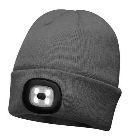Portwest B029 Rechargeable LED Beanie Grey