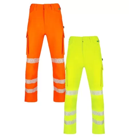 Eco Friendly Hi Vis Recycled Trousers.
