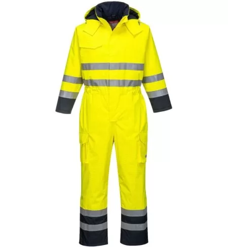 Portwest S775 Bizflame Rain FR Coverall Yellow