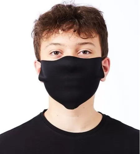 Black Face Mask single layer