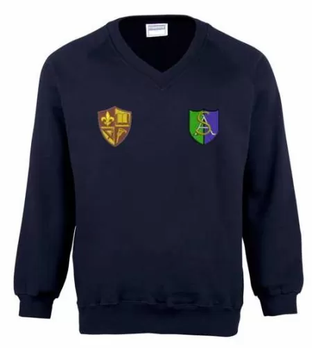 St Ann's V-Neck Sweatshirt & 2 logos