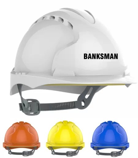 Banksman Printed Safety Helmet