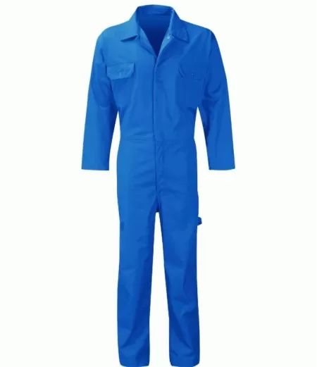 Royal Blue Stud front coverall