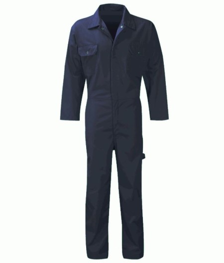 Navy Stud front coverall