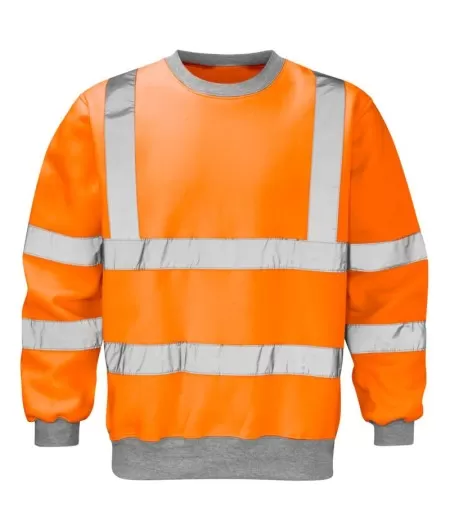Hi Vis Orange Railway Sweatshirt