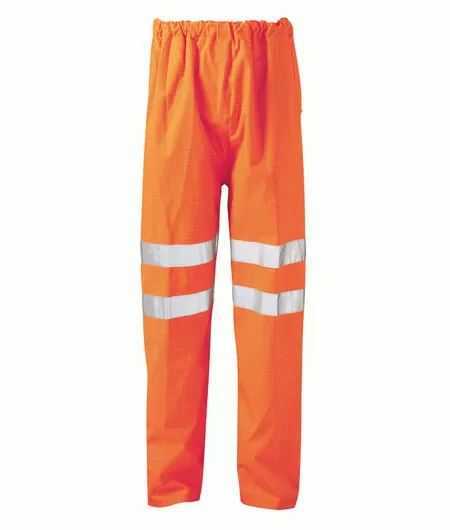 Orange Hi Vis Flame Retardant Anti Static Over Trousers